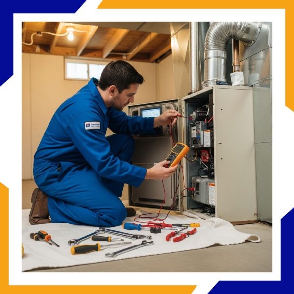 Denver Location Page - 1 HVAC tech repairing a unit