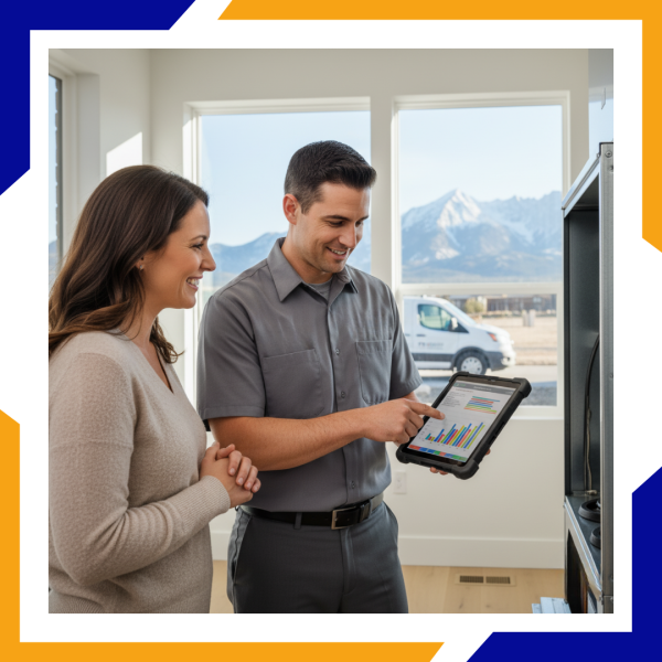 2 Heating Repair in Boulder showing homeowner diagnostic report