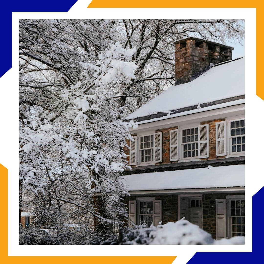 house in winter